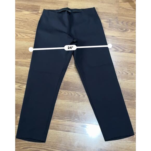 Eileen fisher black Heavyweight Rayon Knit Pant size L - Picture 6 of 9